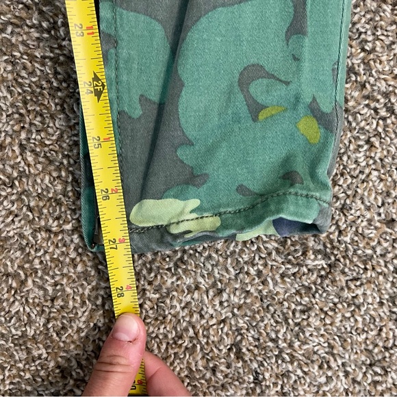 Cabi Clover Camo Skinny Jeans Zippers Cotton Women’s Size 8 - Picture 6 of 6